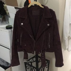 Red velvet colored jacket